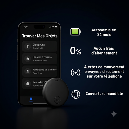 GP90 – Tracker GPS précis sans abonnement (android/apple)