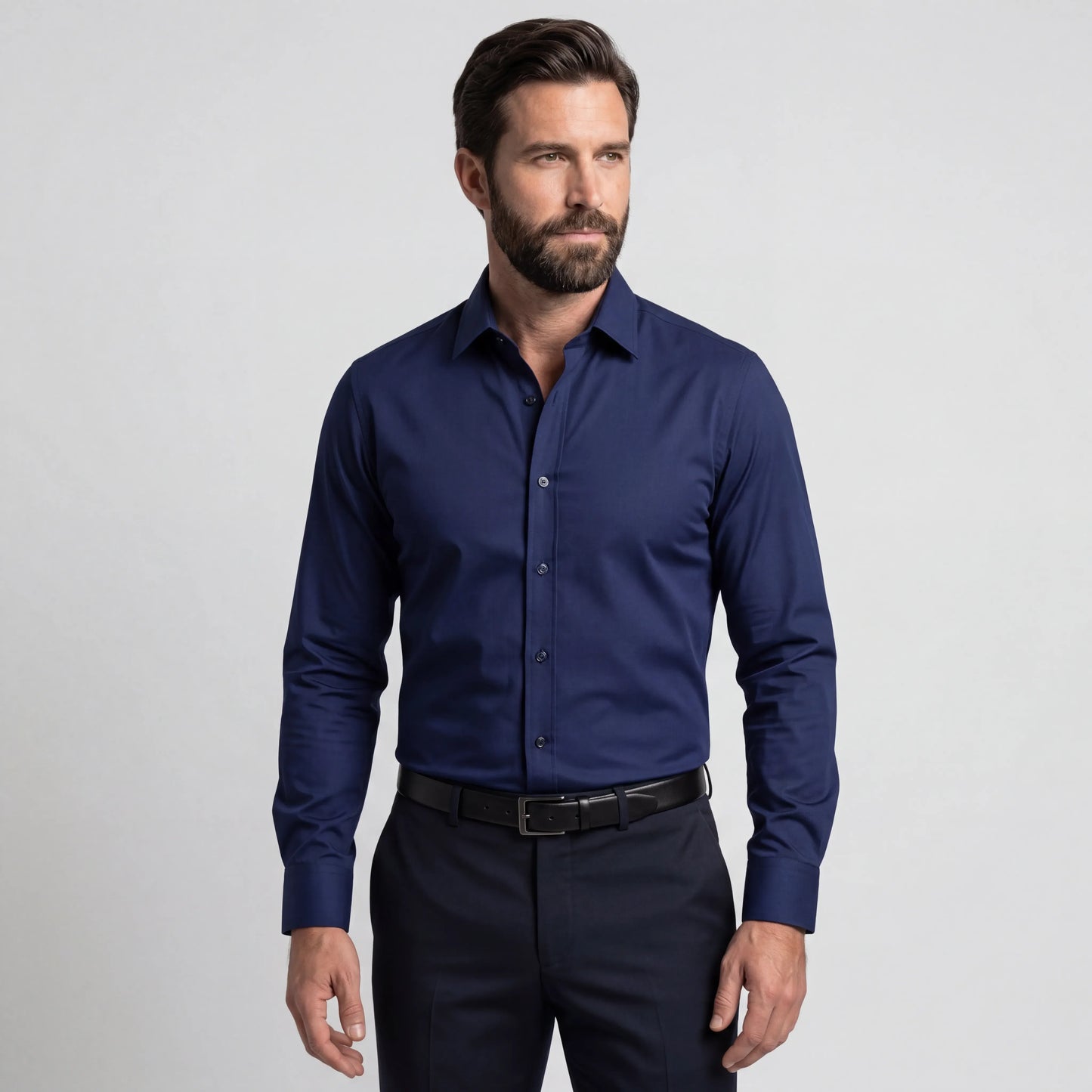 Chemise Infroissable à Coupe Ajustée