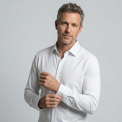 Chemise Infroissable à Coupe Ajustée