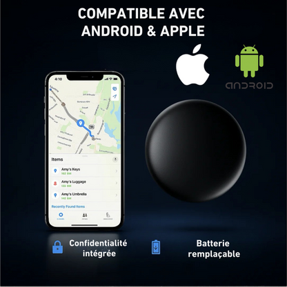 GP90 – Tracker GPS précis sans abonnement (android/apple)